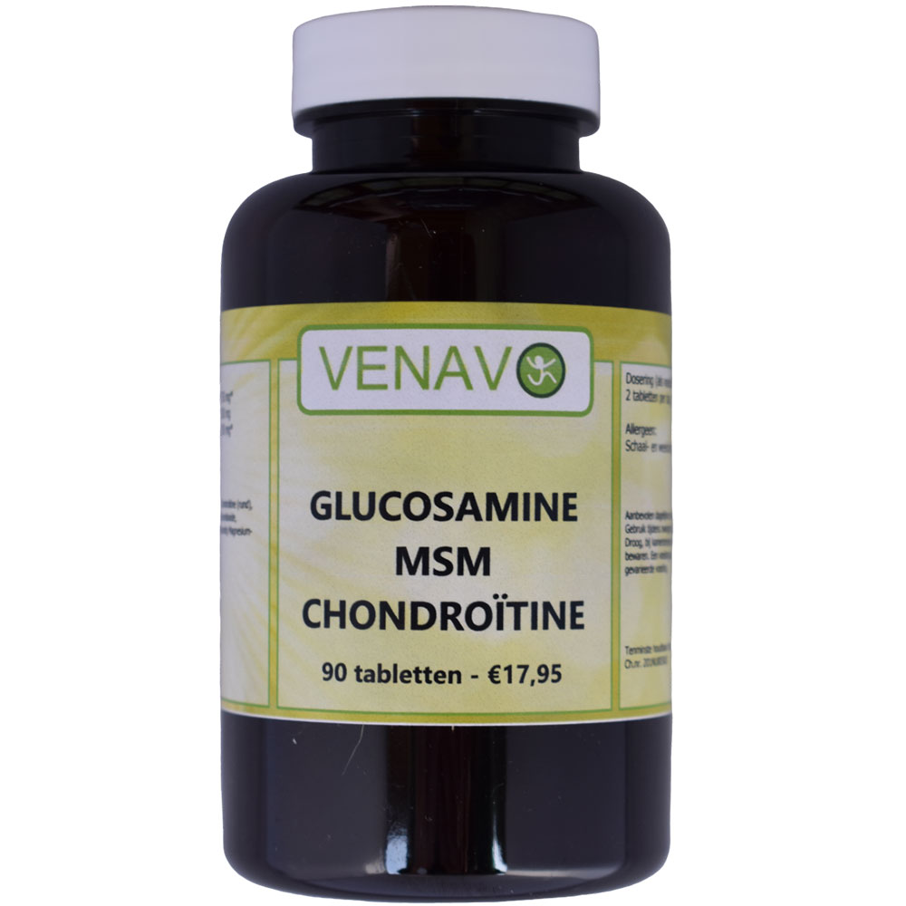 Schat Vervloekt snijden Glucosamine – MSM - Chondroïtine - Venavo